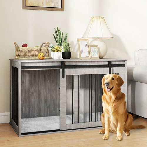 Pawhut dog crate furniture - dog,