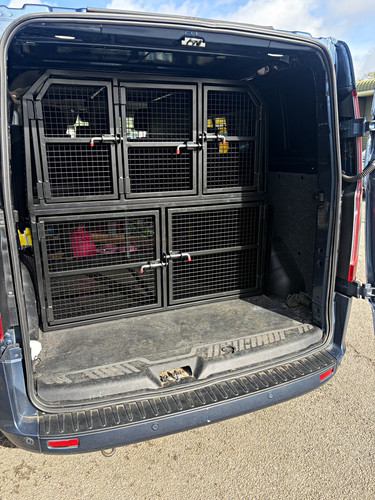 Cage steel car - steel, dog