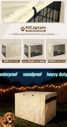 Hicaptain fabric dog crate - hicaptain,