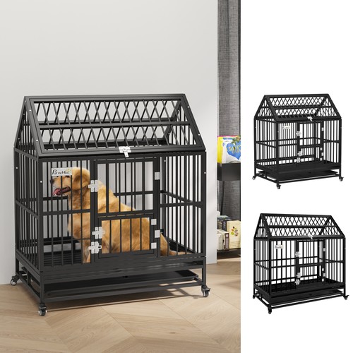 Heavy duty dog crate - duty, on