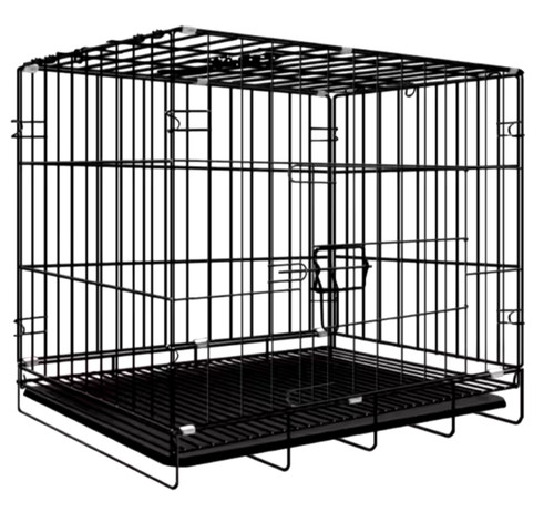 Dog crate cage metal puppy - crate,