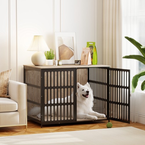 Pawhut dog crate furniture - pawhut,
