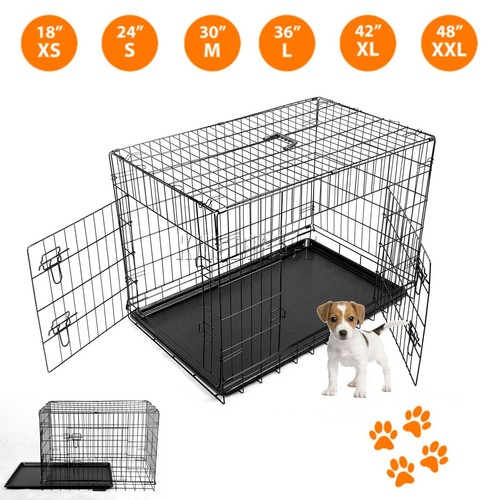 Foxhunter pet cage folding - pet,