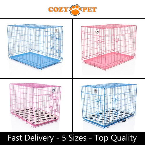 Dog cage blue - dog, cozy