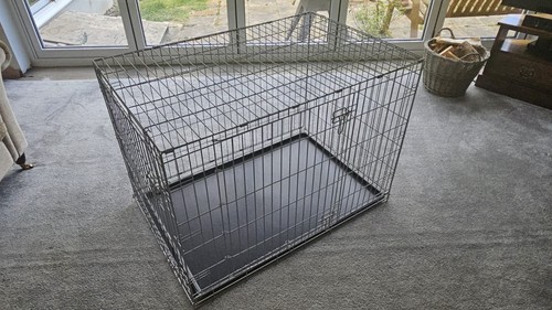 Heavy duty dog crate 42 - dog, crate,
