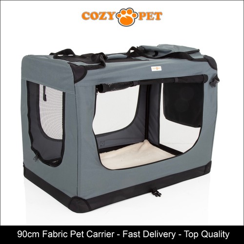 Fabric dog crate 90cm - dog, by