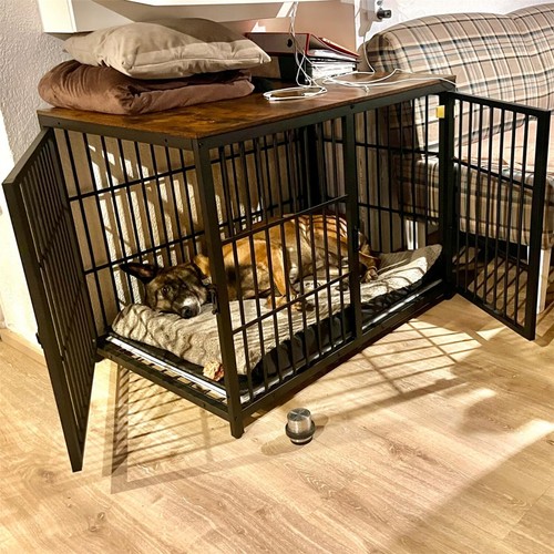 Heavy duty dog crate furniture - dog,