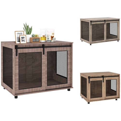 Pawhut dog crate furniture - furniture, w/